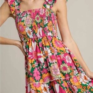 NWT Floral sundress size M. Too small for me.